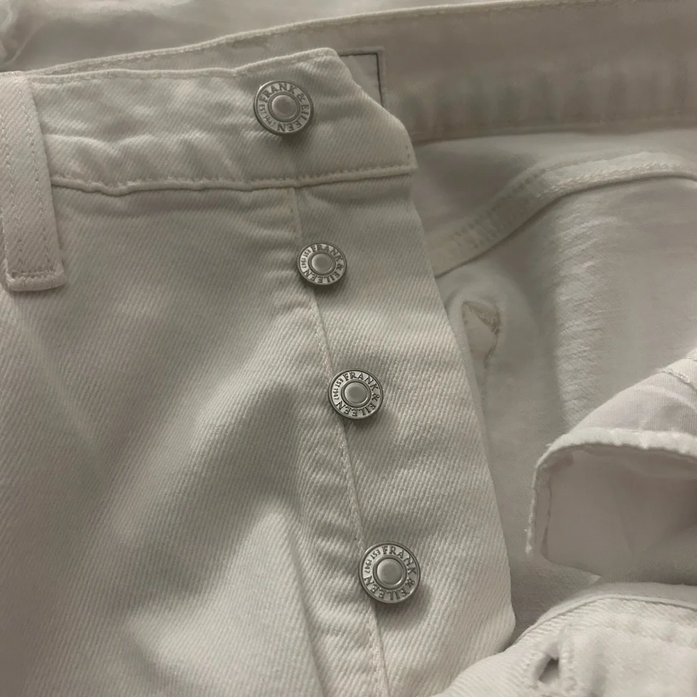 Frank & Eileen White Cotton Jeans - Picture 4 of 6